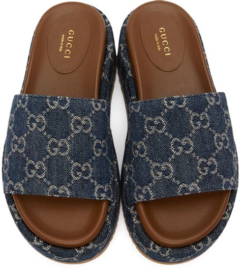 gucci denim platform sandals|gucci platform sandals nordstrom.